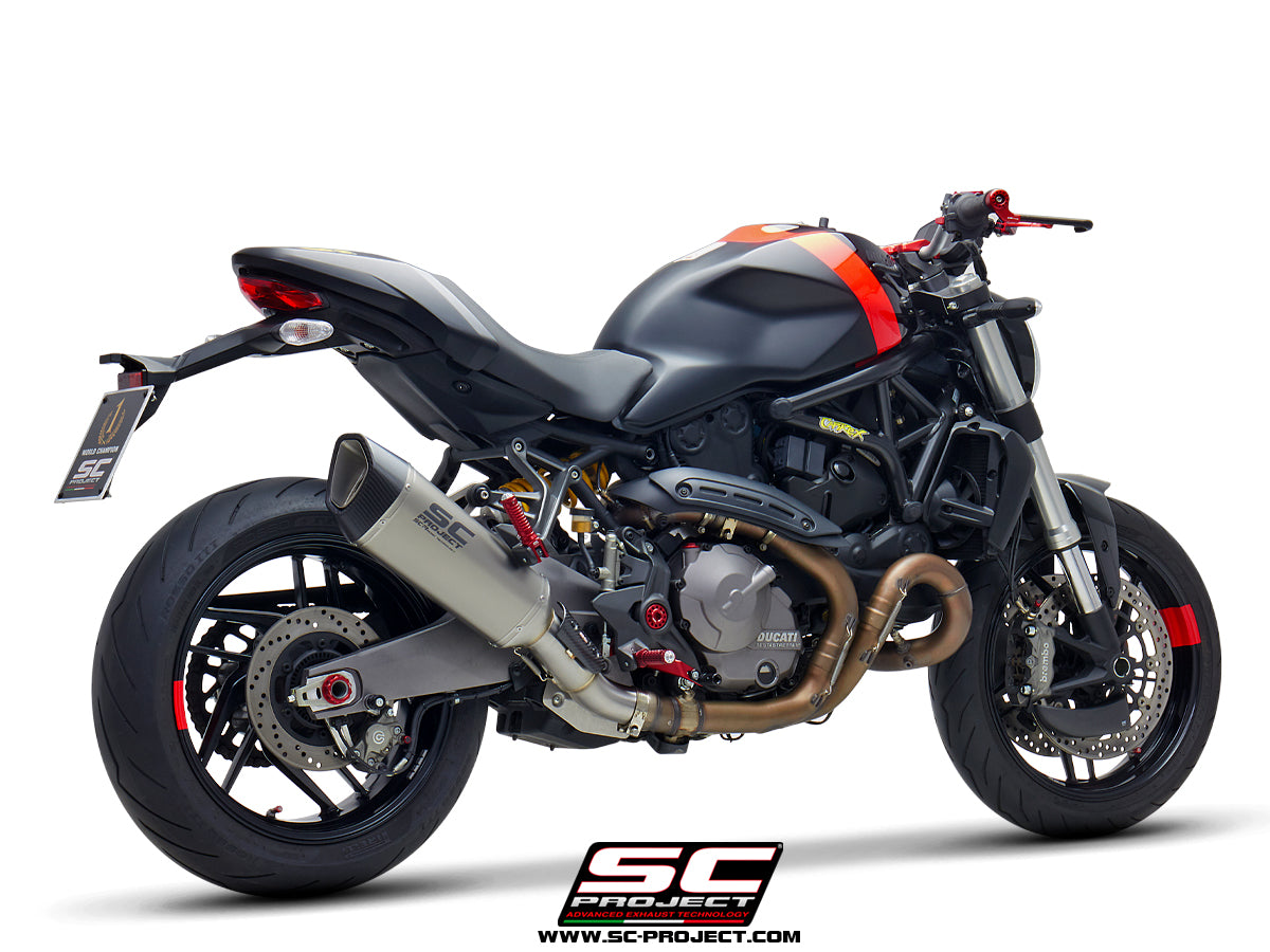 SC Project SC1-R Slip-On Exhaust for Ducati Monster 821 2018-21