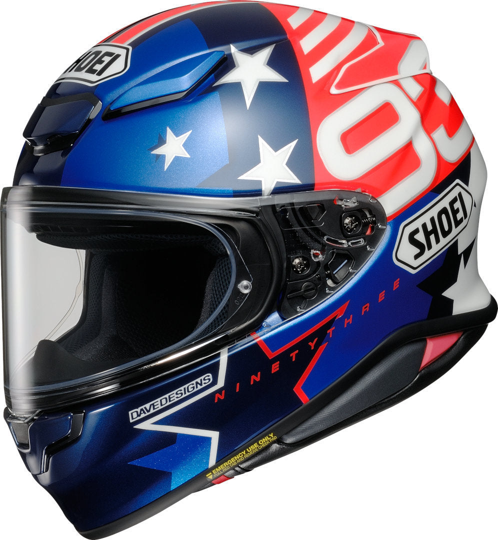 Shoei nxr hot sale blue