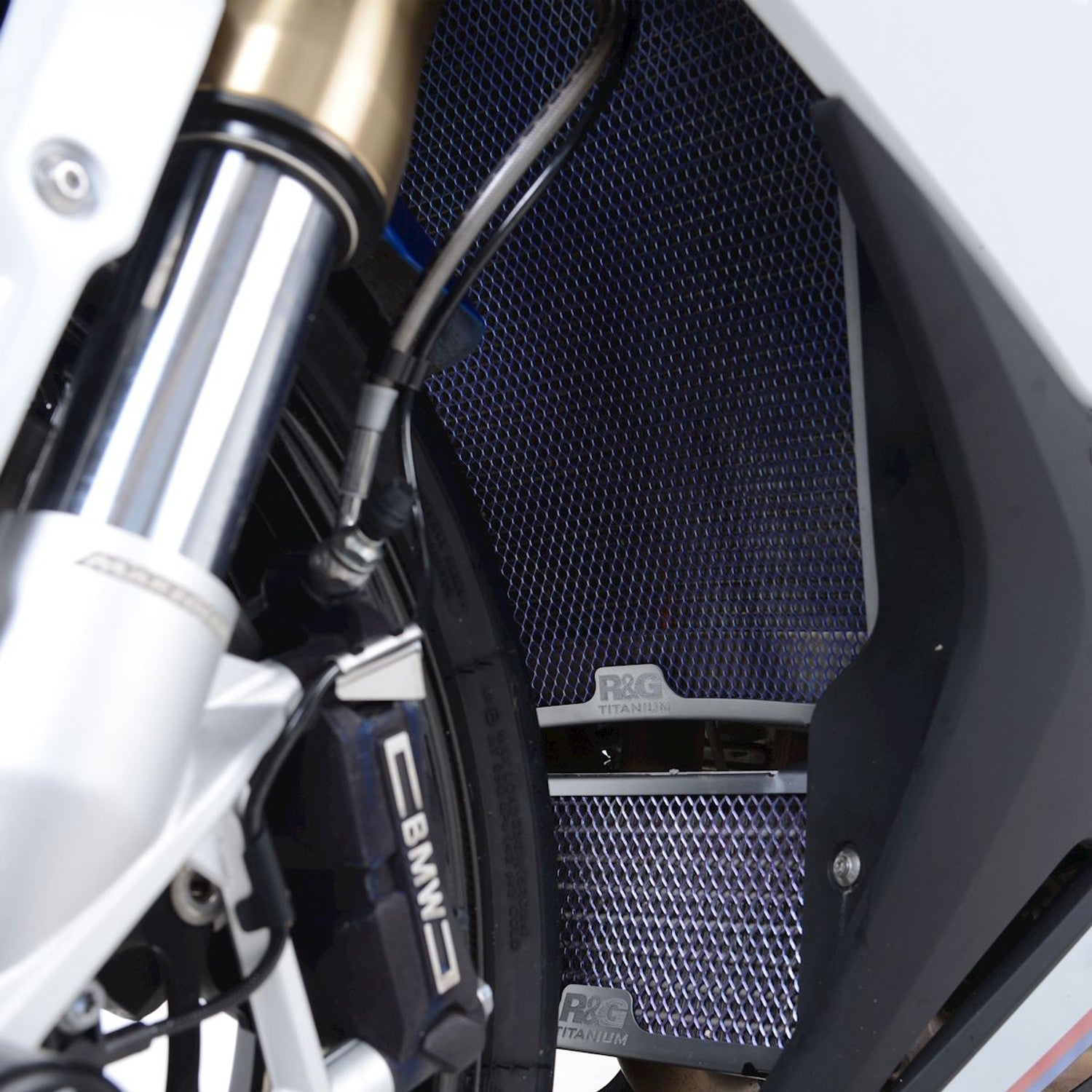 Bmw Radiator Guard Buy R&G Titanium Radiator Guard for BMW M 1000 RR Online – superbikestore