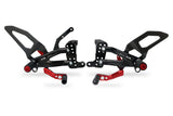 CNC Racing Carbon Fibre Adjustable Rearsets For Ducati Streetfighter V4