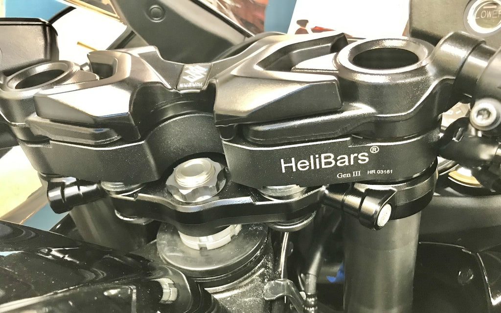 Helibar Risers Buy HeliBars Handlebar Risers for Suzuki Hayabusa 2022 Online ...