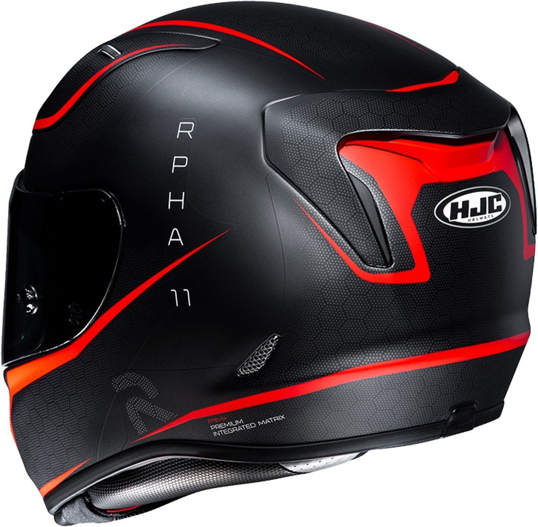 HJC RPHA 11 Jarban Helmet - Black Matt/Red