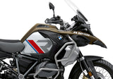 SCD BMW R1250GS Adventure Style Exclusive (Silver Tanks) R-Line Red & Blue Stickers Kit