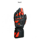 Dainese Druid 3 Black Fluo Red Motorcycle Gloves