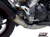 SC Project S1-GP Slip-On Exhaust for Triumph Speed Triple RS