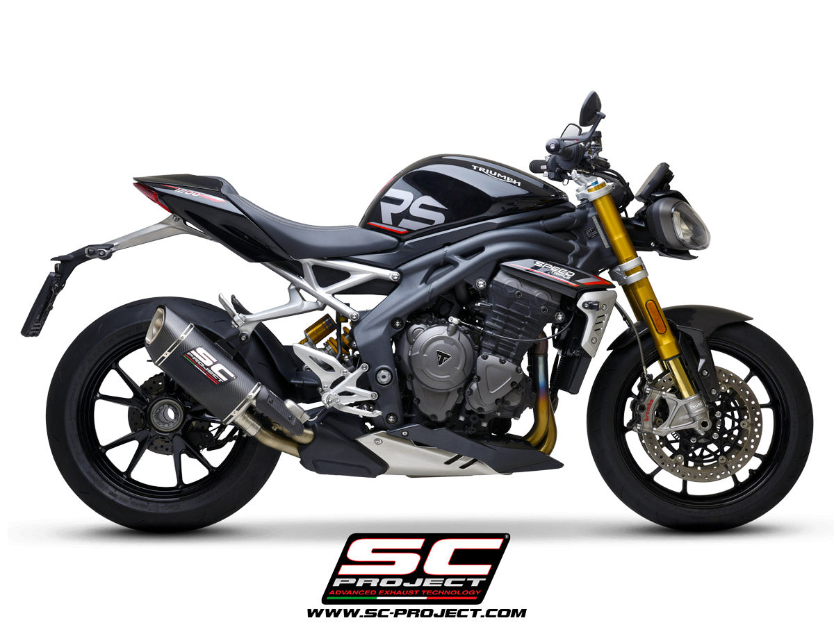SC Project SC1-R GT Slip-On Exhaust for Triumph Speed Triple 1200 RS 2021-23