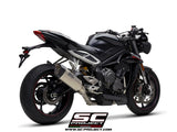 SC Project SC1-R Full Exhaust System 3-1 for Triumph Street Triple RS 2020-22
