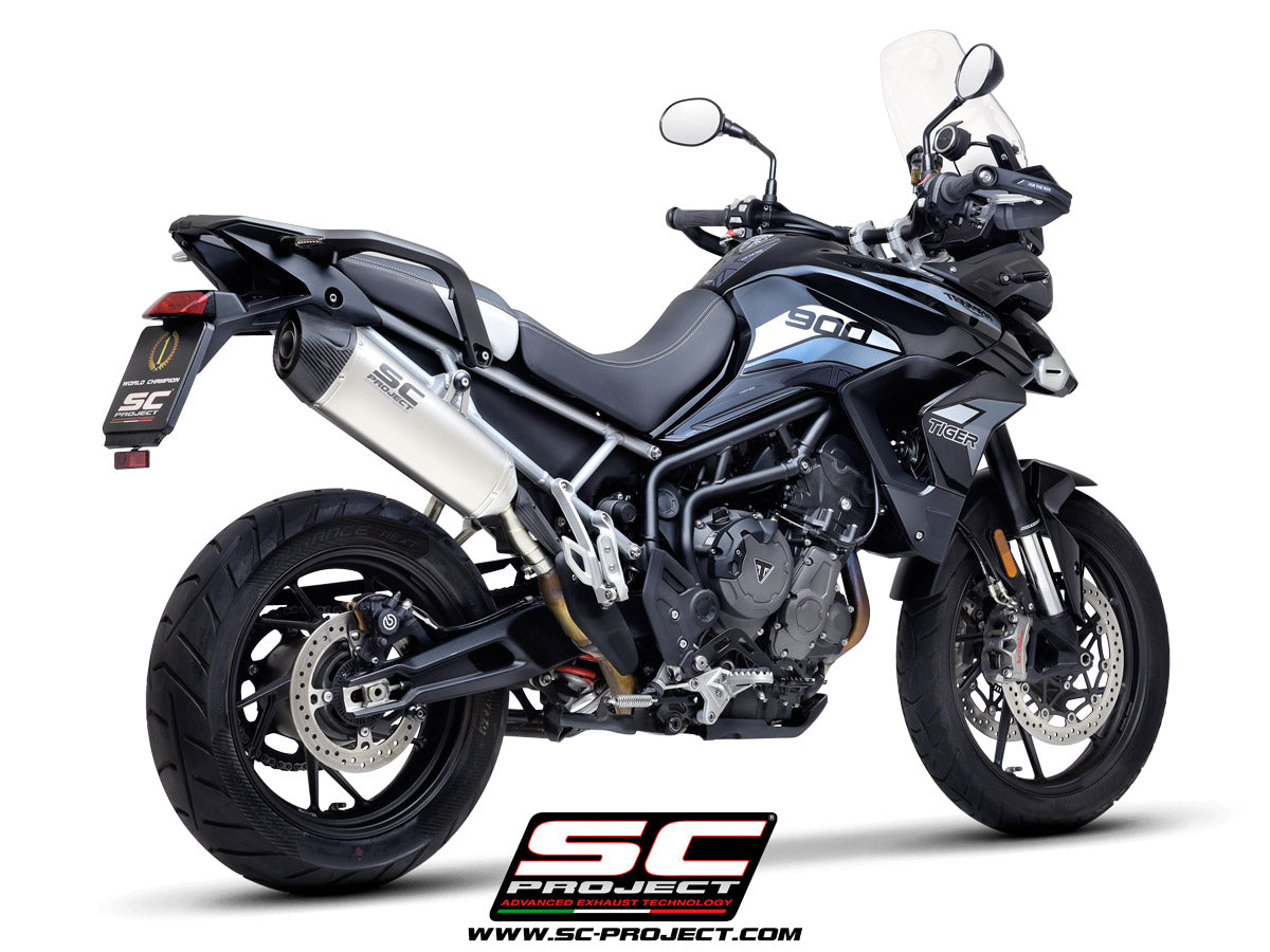 SC Project X-Plorer II Slip-On Exhaust for Triumph Tiger 900 2020-23