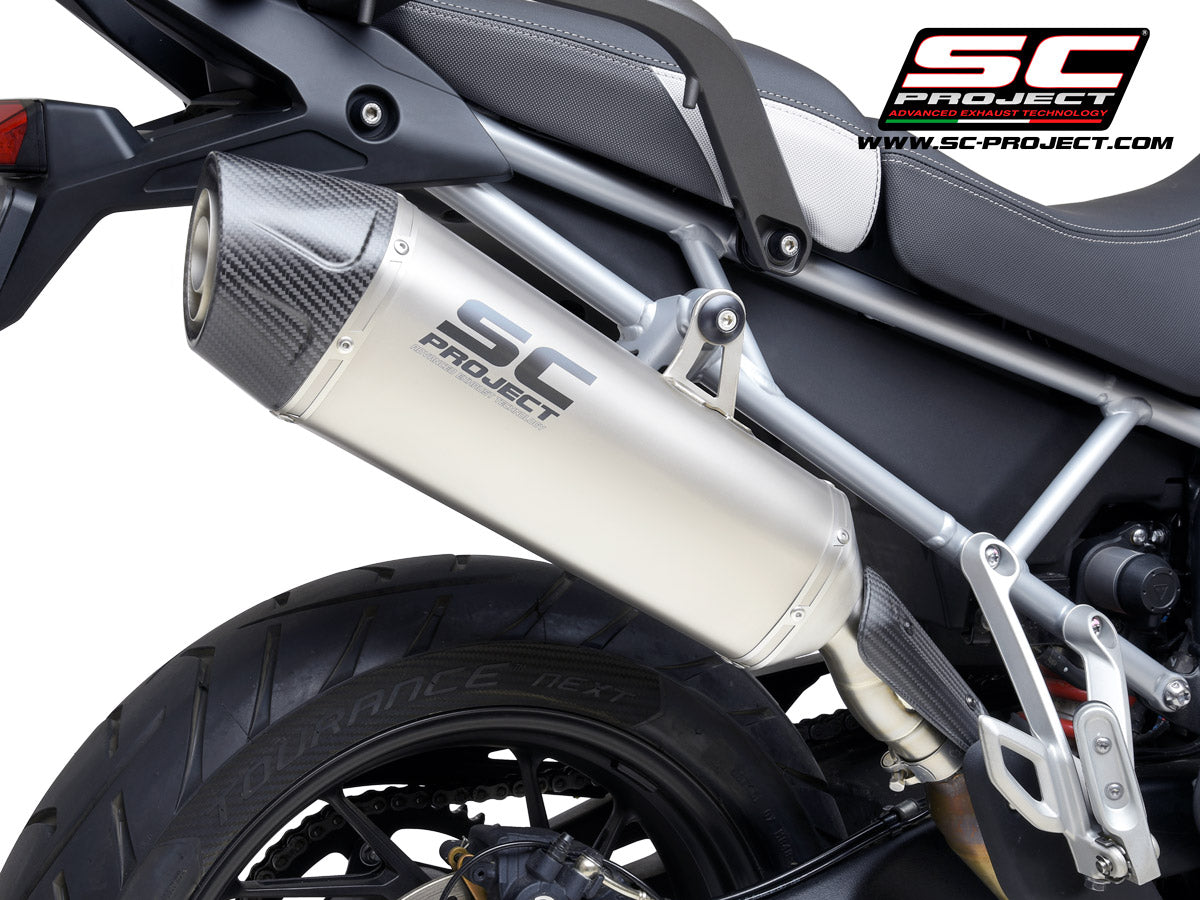 SC Project X-Plorer II Slip-On Exhaust for Triumph Tiger 900 2020-23