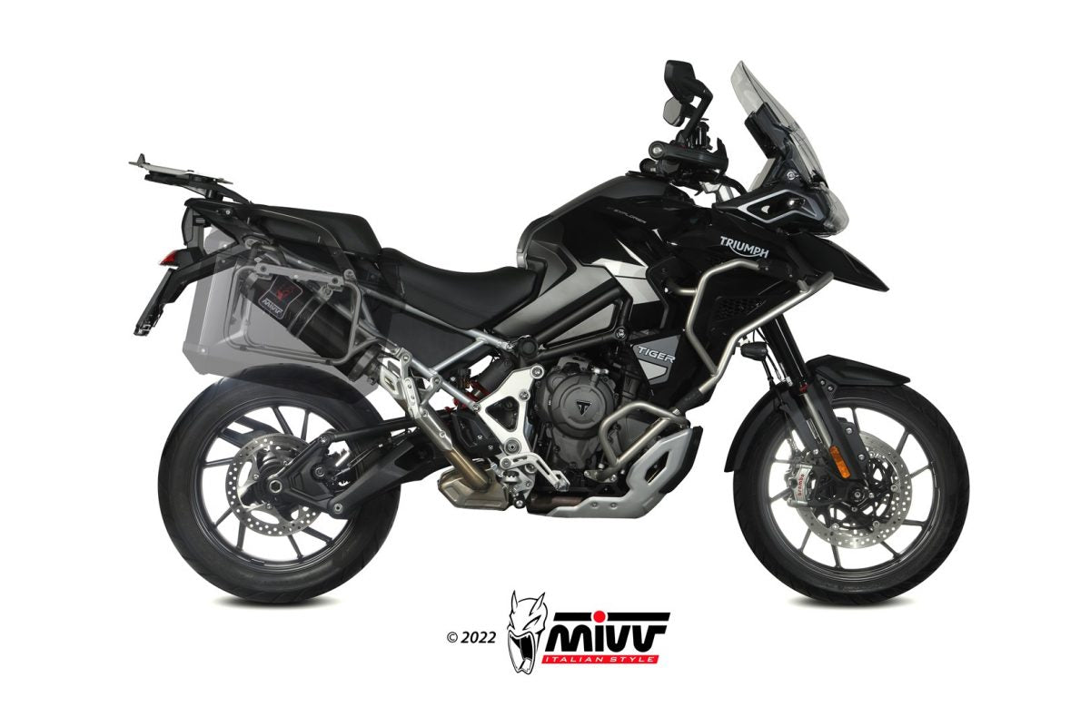 Mivv Dakar Slip-On Exhaust for Triumph Tiger 1200 2021-22