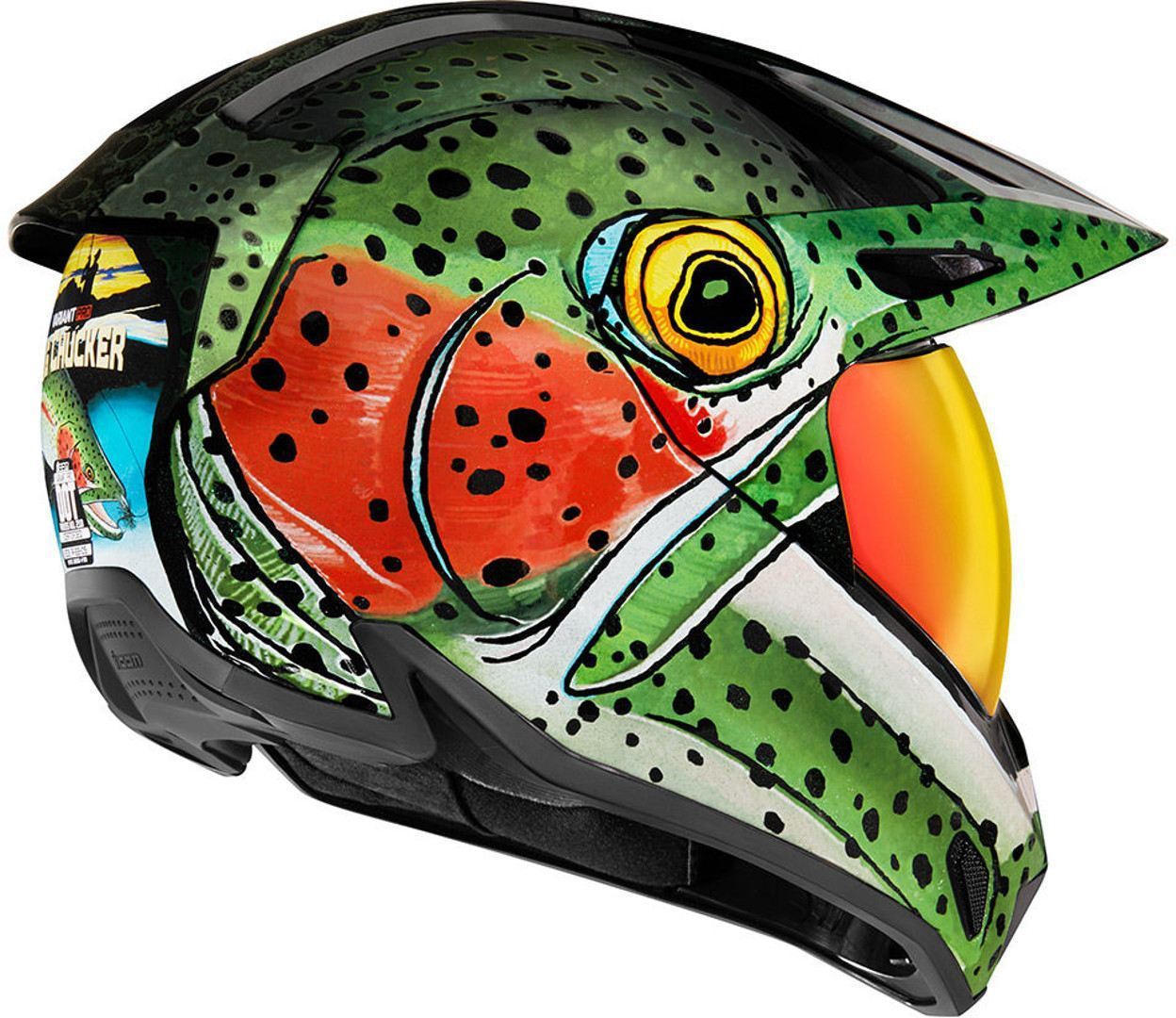 fish helmet icon Buy Icon Variant Pro Bug Chucker Helmet Online with Free Shipping – superbikestore