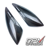 RPM Carbon Fiber Tank Side Panel Covers for Kawasaki Z900RS 2018-22