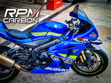 RPM Carbon Fiber Frame Covers Protectors for Suzuki GSXR 1000 2017-22