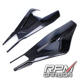 RPM Carbon Fiber Swingarm Covers Protectors Style B For BMW S1000RR 2020-22