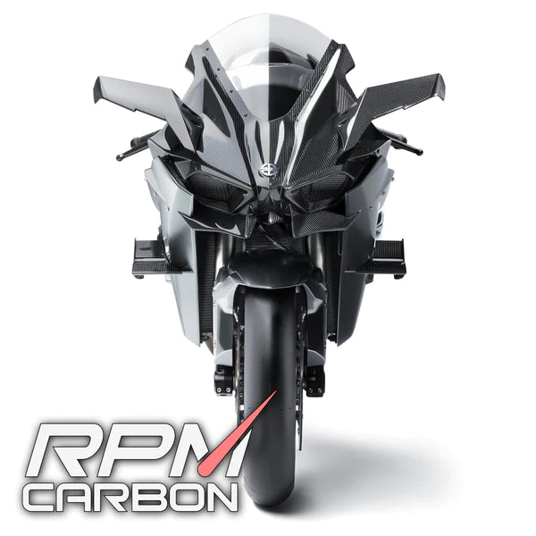 RPM Carbon Fiber Upper Winglets for Kawasaki Ninja H2 2015 22
