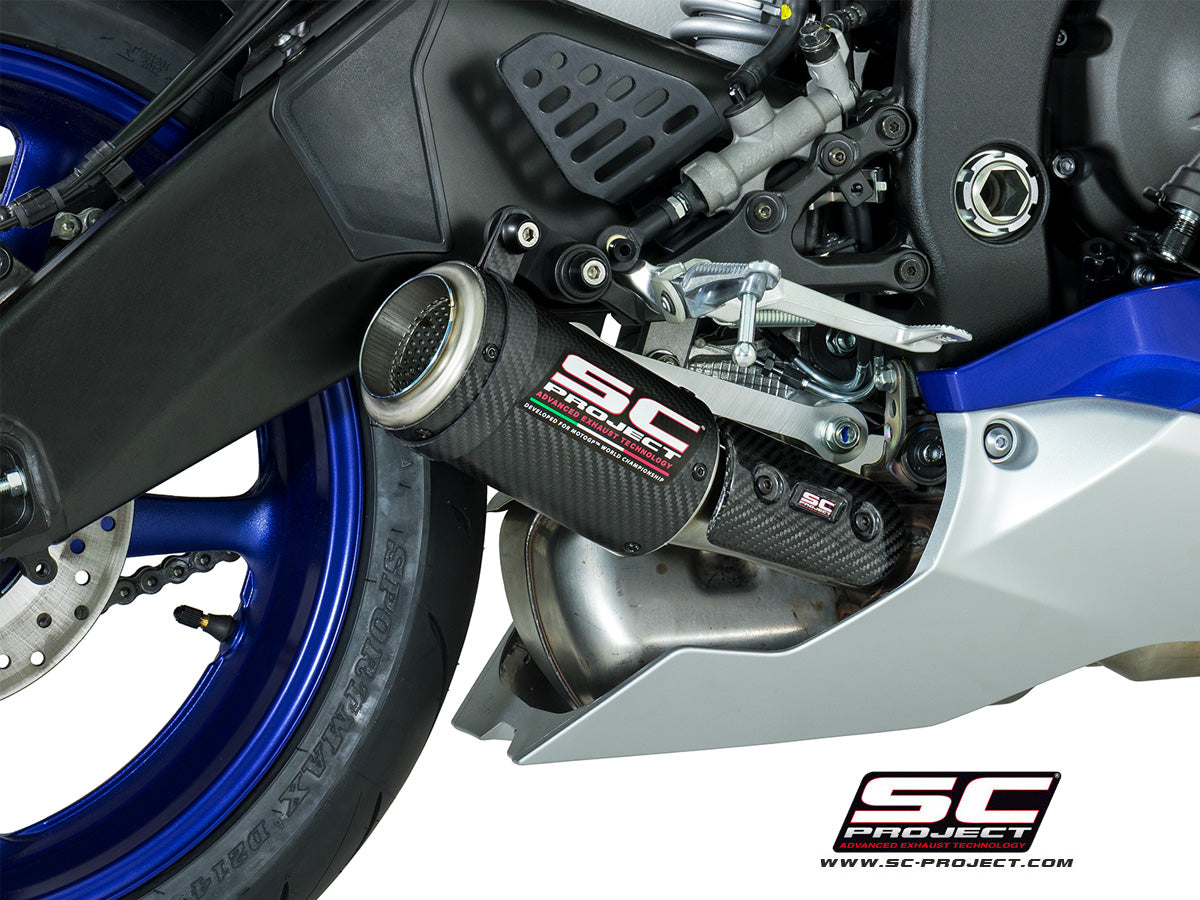SC Project Low Position CR-T Slip-On Exhaust for Yamaha R6