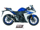 SC Project Oval Slip-On Exhaust for Yamaha R3