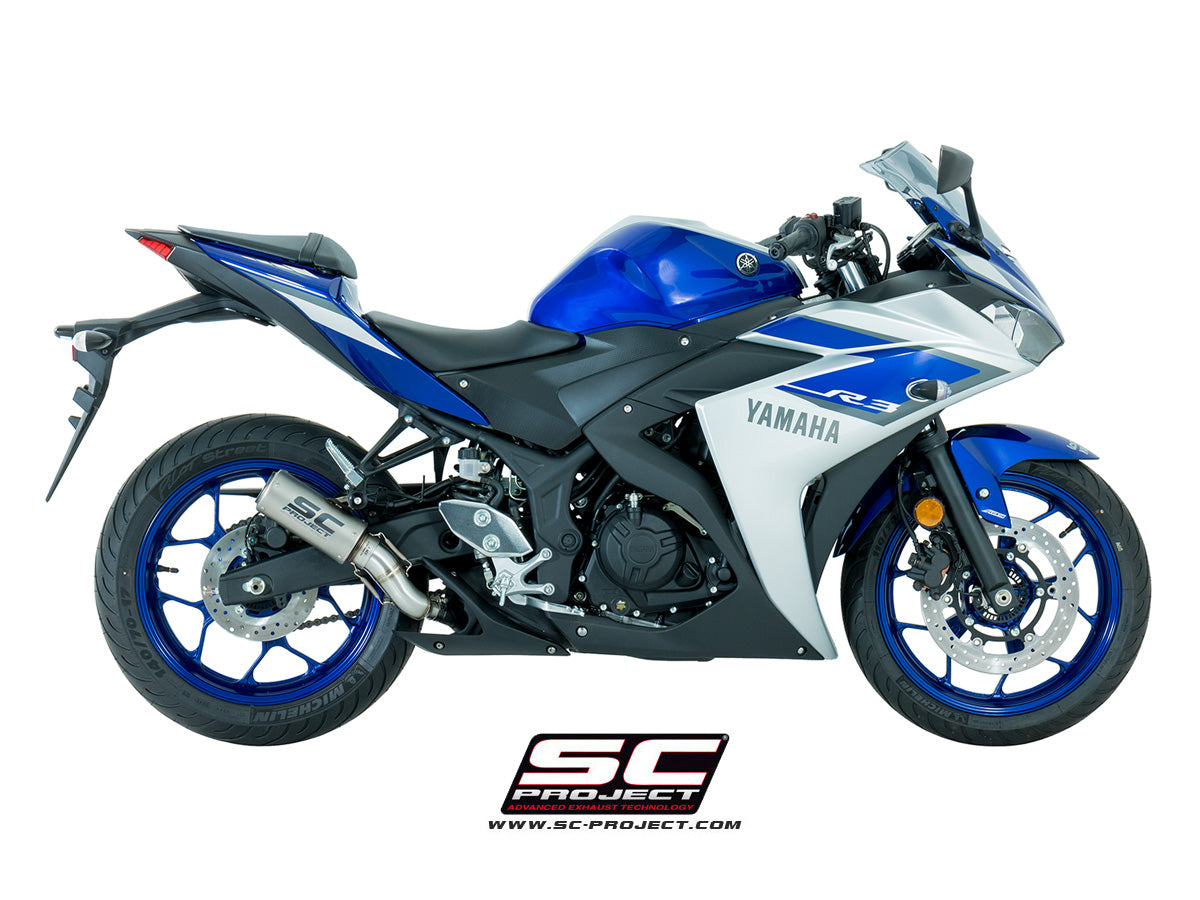 SC Project CR-T Slip-On Exhaust for Yamaha R3