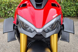 CNC Racing Carbon Fibre Headlight Lower Guard For Ducati Streetfighter V4