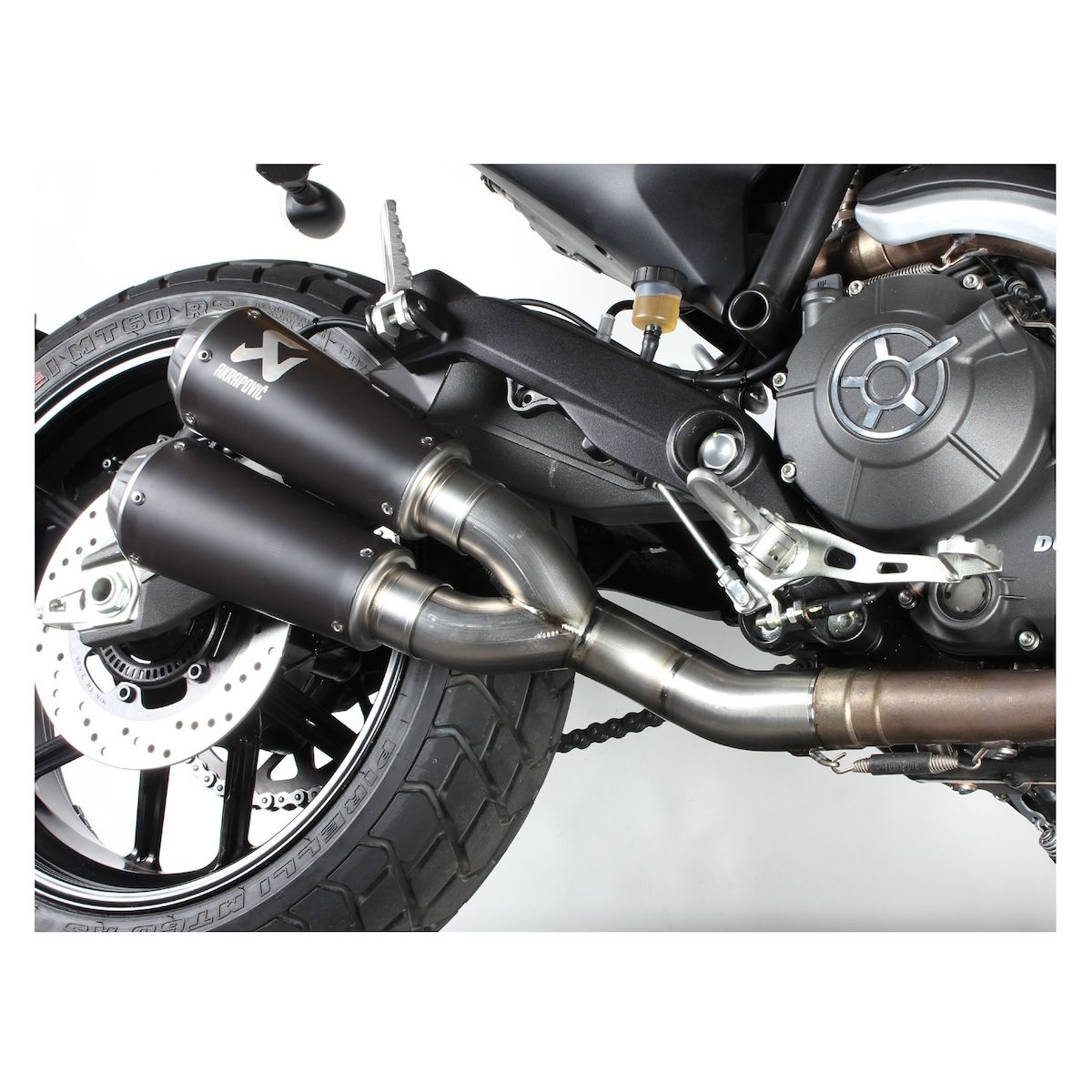 Akrapovic Titanium Slip-on Exhaust for DUCATI SCRAMBLER CAFÉ RACER 2018