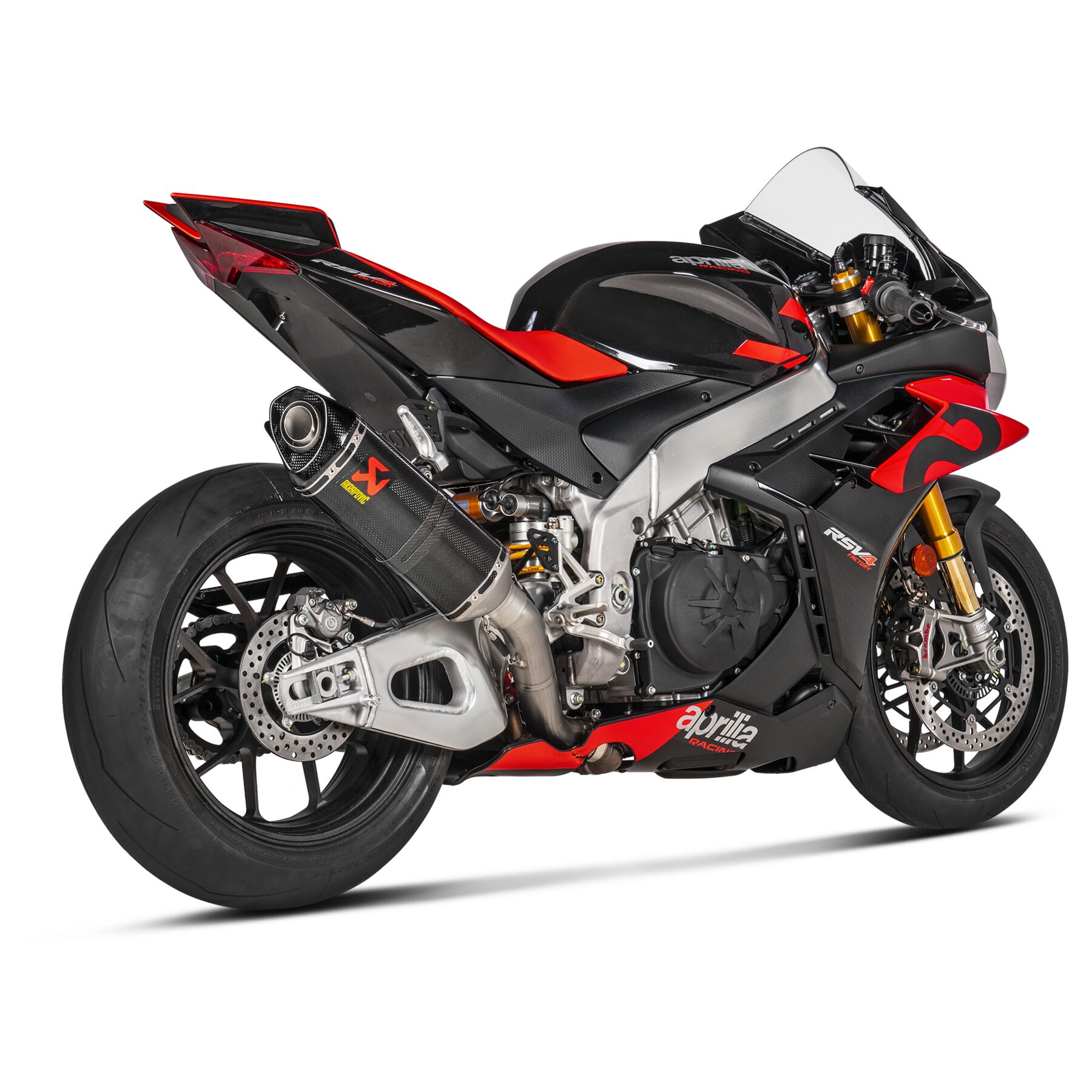 Akrapovic Homologated Slip-On Exhaust for Aprilia RSV4 2021-22