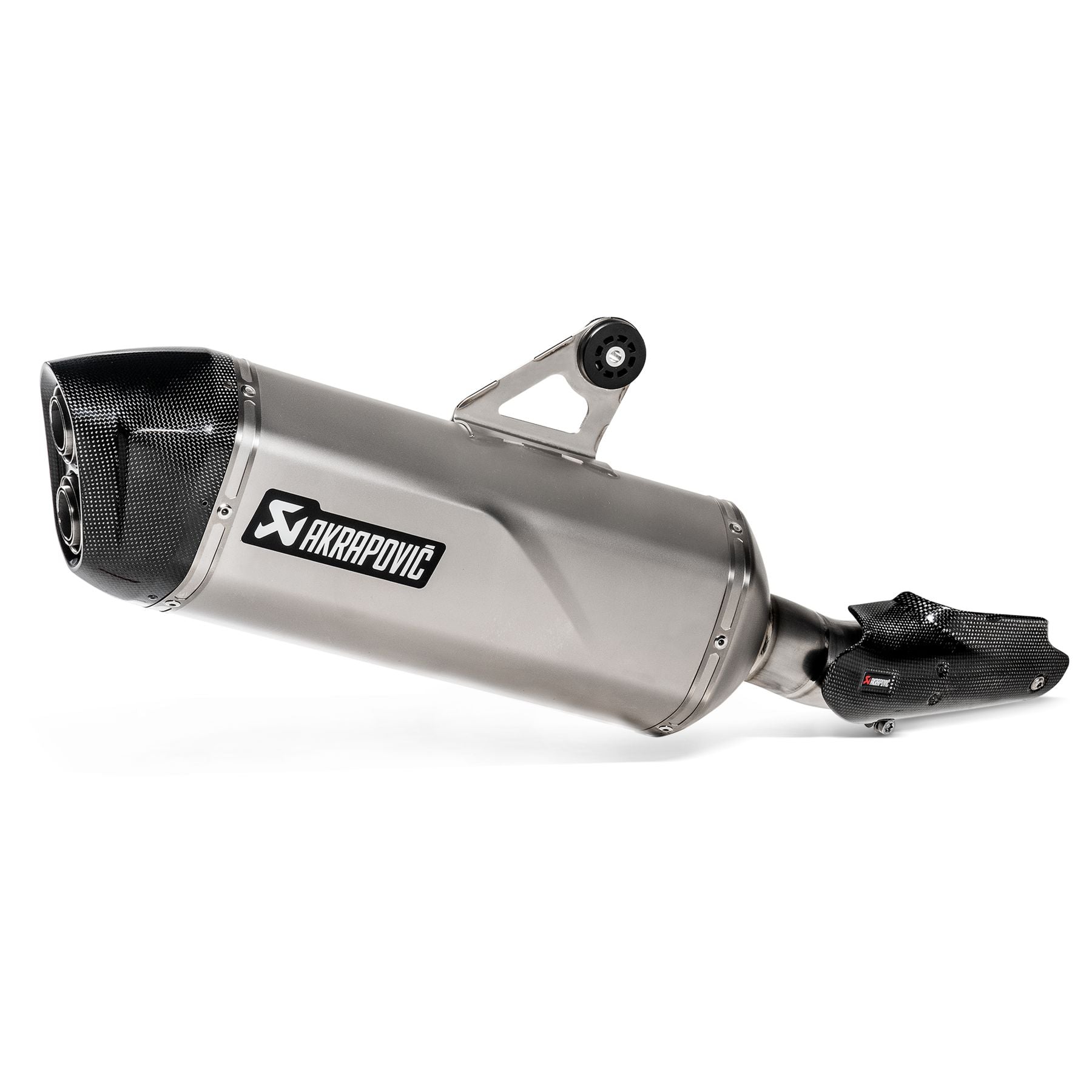 Akrapovic Slip-On Exhaust for BMW R 1250 GS Adventure 2021-22 Titanium