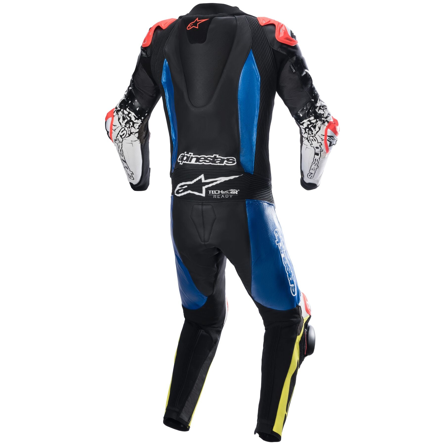 Buy Alpinestars GP Tech V4 Race Suit Black/Blue/Yellow Online