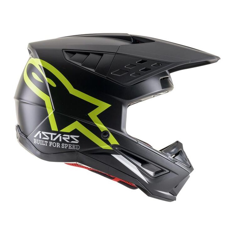 Alpinestars M5 Compass Helmet XS Black Yellow