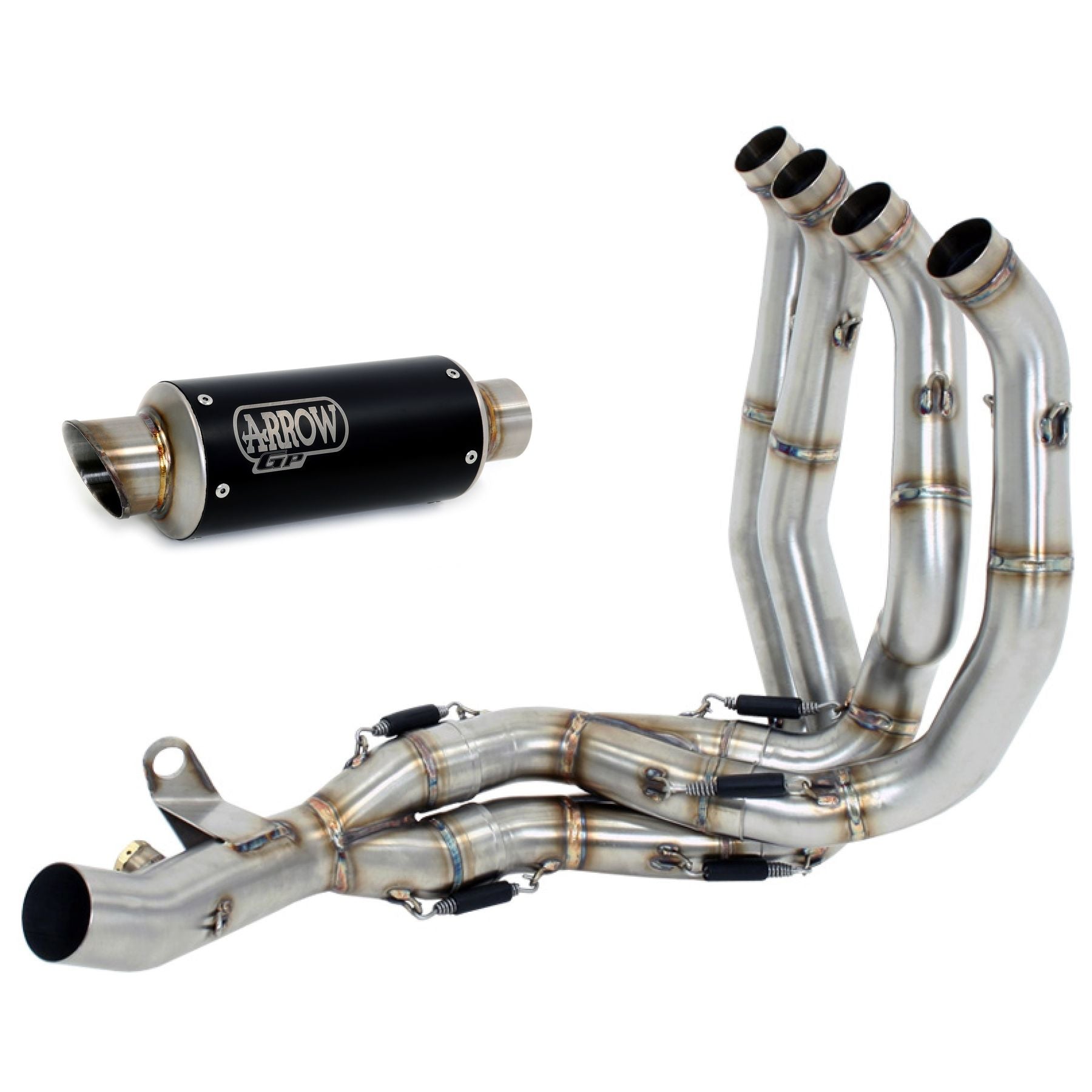 Arrow GP2 Dark Exhaust System for Kawasaki Z650