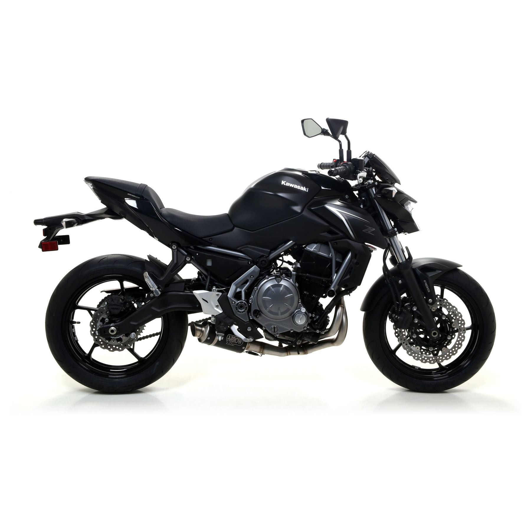 Arrow GP2 Dark Exhaust System for Kawasaki Z650