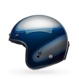 Bell Custom 500 Carbon RSD Gloss Candy Blue Carbon Jager Helmet