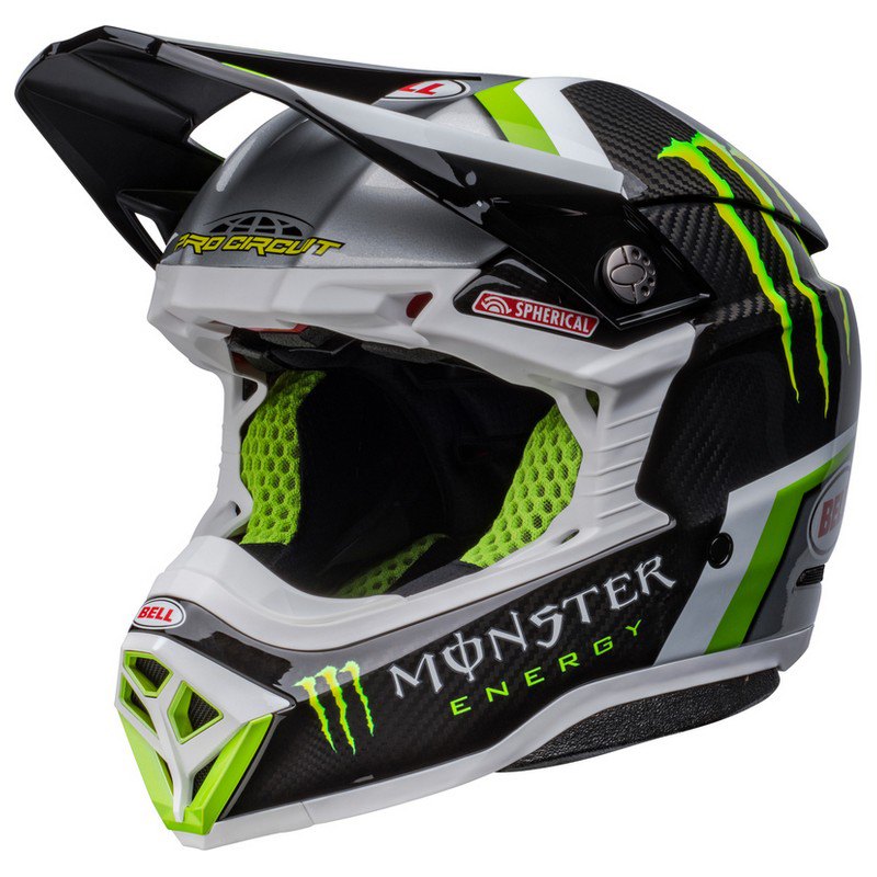 [SALE] Bell Moto-10 Spherical Pro Circuit Replica 22 Black/Green Helmet - M