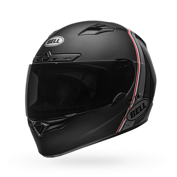 Bell Qualifier DLX Mips-Equipped Illusion Matte/Gloss Black/Silver/White Helmet