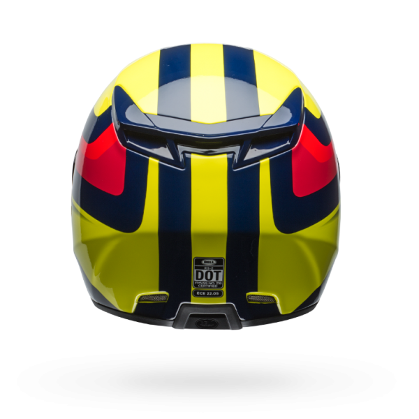 Bell RS-2 Gloss Hi-Viz Yellow/Navy/Red Empire Helmet