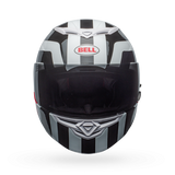 Bell RS-2 Gloss White/Black/Red Empire Helmet