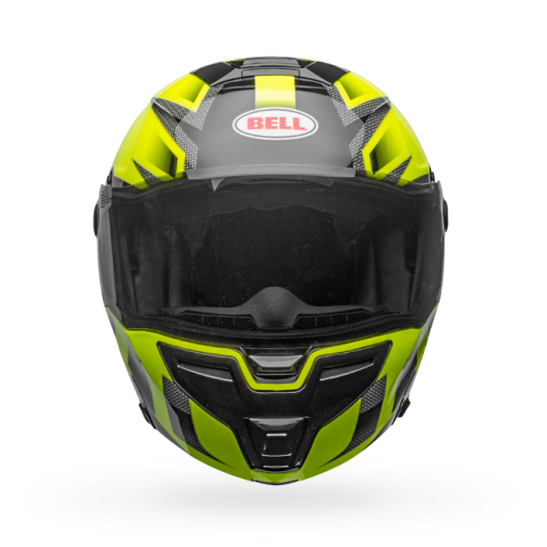 Bell SRT-Modular Gloss Hi-Viz Green/Black Predator Helmet