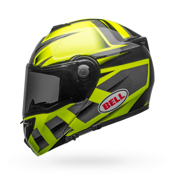 Bell SRT-Modular Gloss Hi-Viz Green/Black Predator Helmet