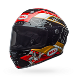 Bell Star Mips-Equipped Isle of Man 18 Gloss Black/Gold Helmet