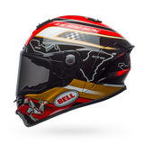Bell Star Mips-Equipped Isle of Man 18 Gloss Black/Gold Helmet