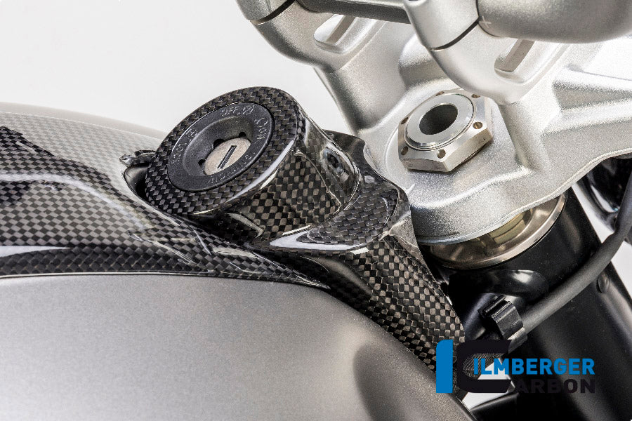 Ilmberger Carbon Fibre Ignition Lock Cover for BMW R NineT Scrambler 2016-22