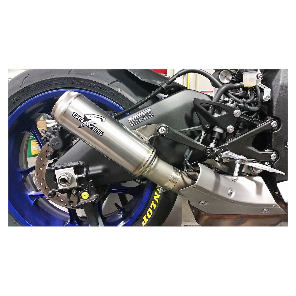 Graves Motorsports Moto1 Slip-On Exhaust for Yamaha R1