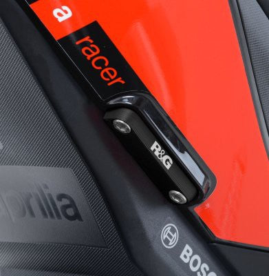 R&G Rear Foot Rest Blanking Plate Kit for Aprilia RSV4
