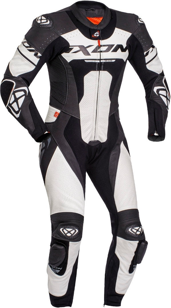 Ixon Jackal One Piece Leather Suit S Black/White1