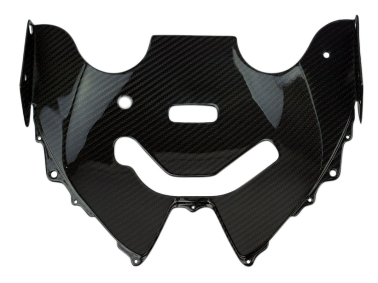 Motocomposites Cockpit Cover in Carbon with Fiberglass for Kawasaki Ninja H2