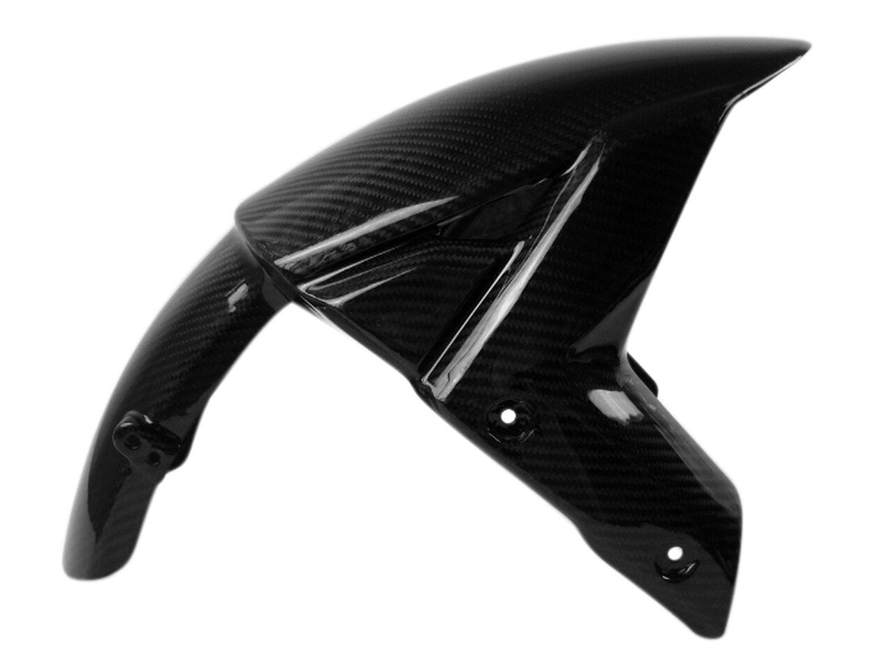 Motocomposites Front Fender in Carbon with Fiberglass for Kawasaki Ninja H2