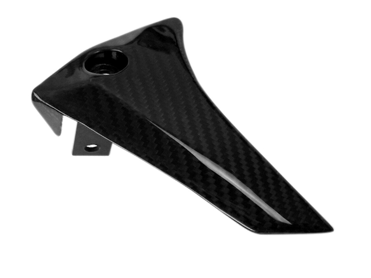 Motocomposites Lower Chain Guard in Carbon with Fiberglass for Kawasaki Ninja H2