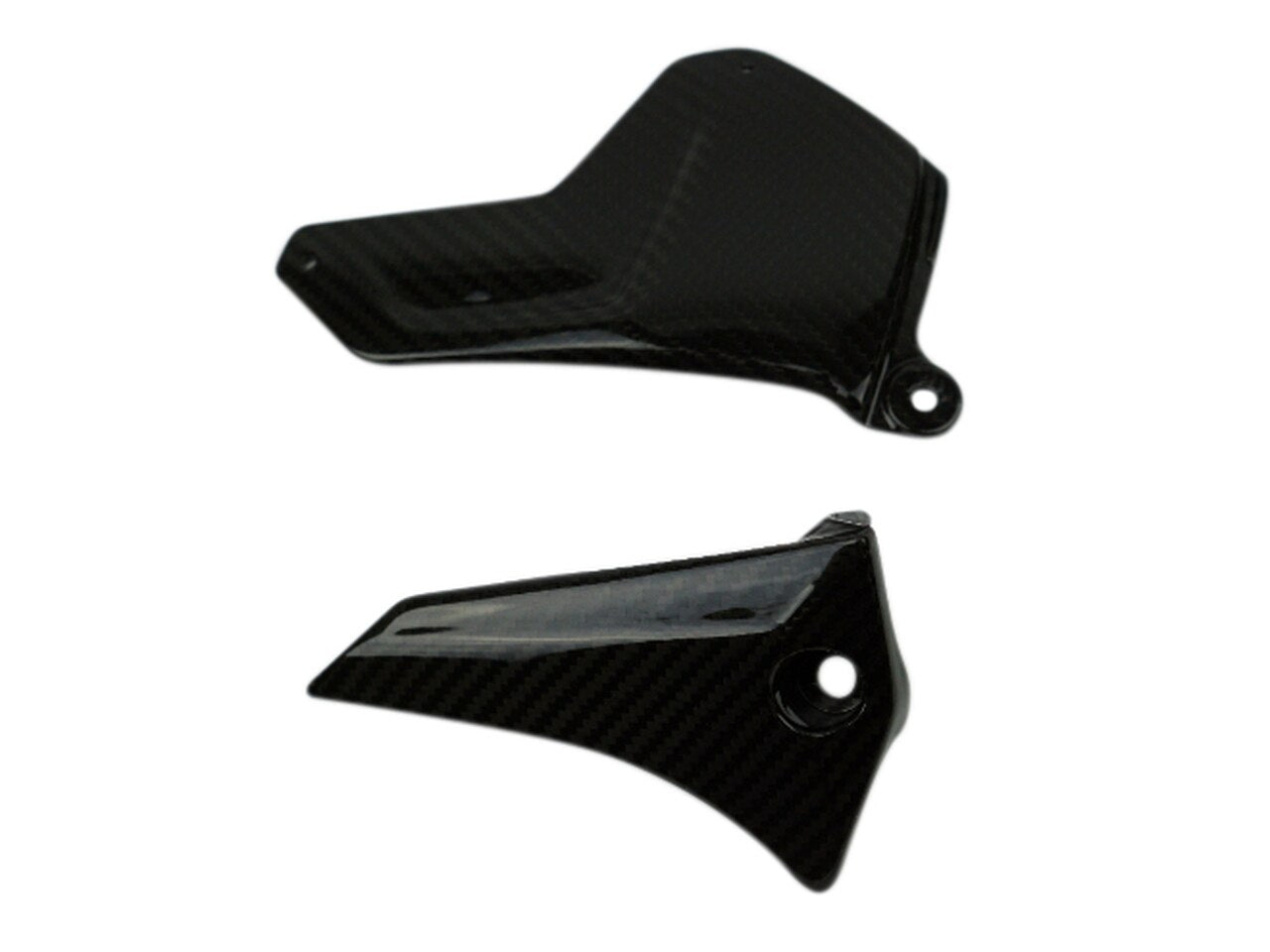 Motocomposites Chain Guard and Swing Arm Protector Set in Carbon with Fiberglass for Kawasaki Ninja H2