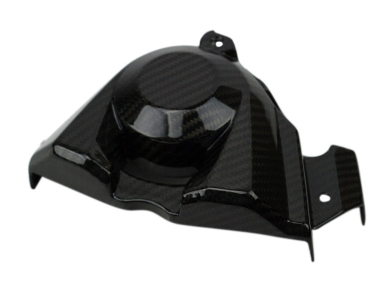 Motocomposites Sprocket Cover in Carbon with Fiberglass for Kawasaki Ninja H2