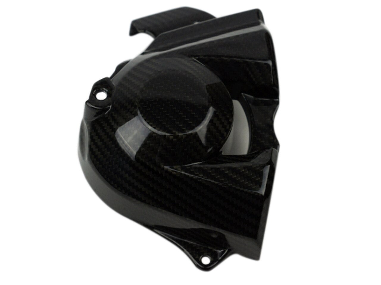 Motocomposites Sprocket Cover in Carbon with Fiberglass for Kawasaki Ninja H2