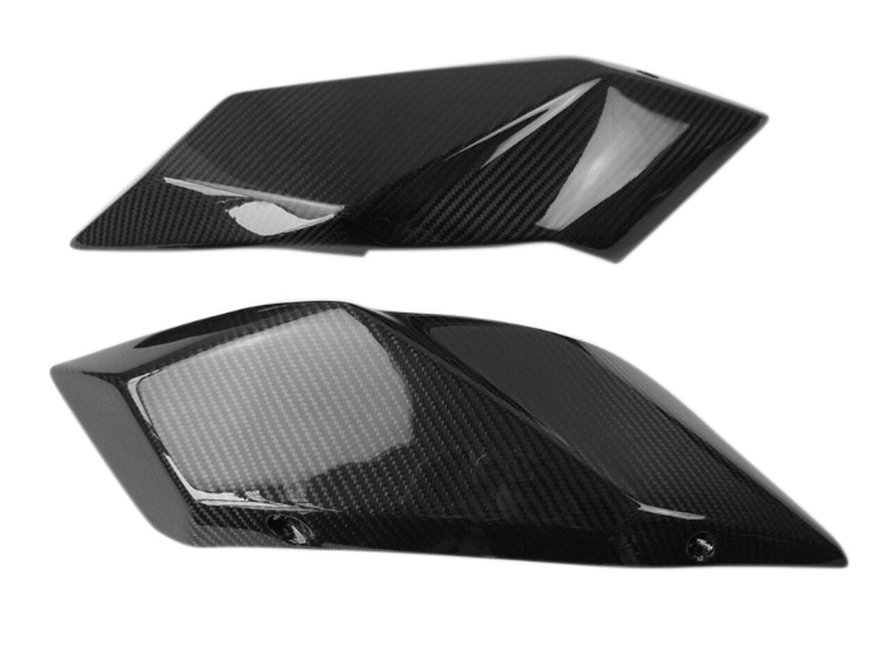 Motocomposites Tail Side Panels in 100% Carbon Fiber for Kawasaki Ninja H2